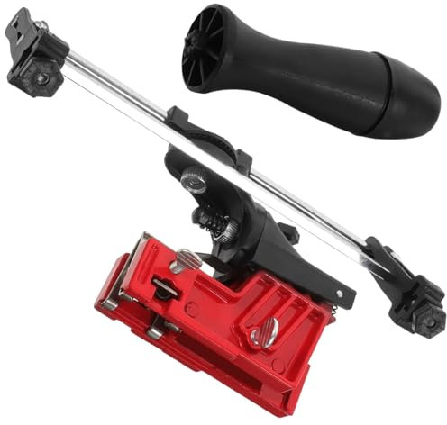 TINEASUR Chain Grinder Guide for Chainsaw Sharpening Tool Manual Hand-cranked Sharpening Guide Chainsaw Accessory for Blade and Teeth
