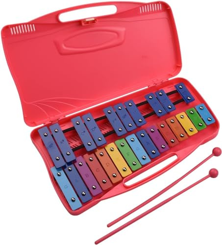 Glockenspiel Xylofon, Xylofon 25 Notes Glockenspiel Xylofon Hand Knock Xylofon slagverk rytm musikal