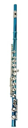 Professionelle Flöte 16 Löcher C-Taste Flöte für Anfänger(Blue)