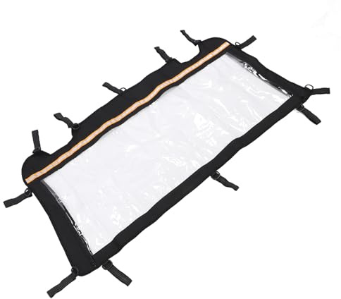 BOROCO Cabrionero Suave Trasero, Reemplazo de la Ventana Trasera de Impermeabilización del Parabrisas Oxford PVC para Polaris RZR XP 4 1000 2014-2023