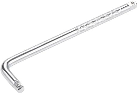 MOULDY TOOLS L-Shape Socket Breaker Extension Bar, 1/2-Inch Drive, 300mm Length, Cr-V Steel