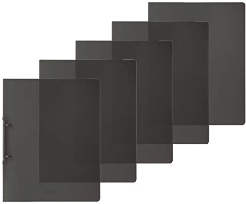 Brunnen Ringordner A4 2 Ringe 16mm extrastark farbig Sortiert (Grau, 5er Pack)
