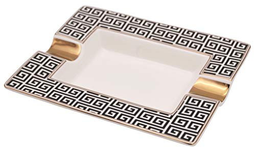 GERMANUS Zigarrenascher aus echtem Porzellan - Maurisch