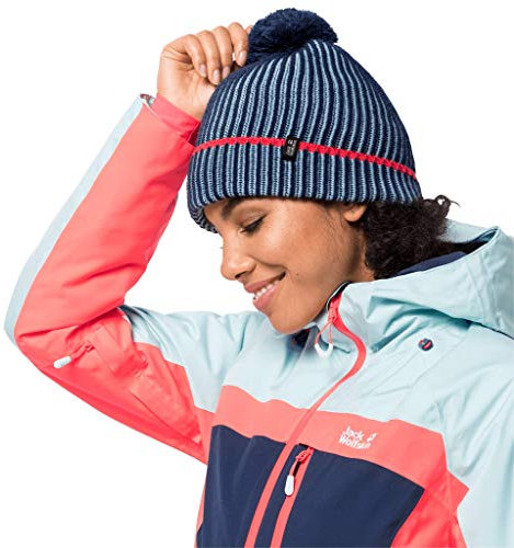 Jack Wolfskin Damen Stor snehue Kappe, dark indigo, Einheitsgröße EU