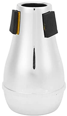 Trompetendämpfer, leichter Übungsdämpfer Trompetenschalldämpfer für Musikliebhaber(Silber)