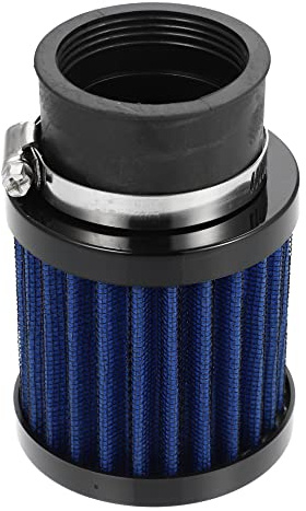 X AUTOHAUX Motorcycle Air Filter Universal 28mm to 48mm for HONDA Blue Black