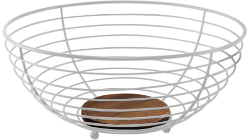 Hogar y Mas FRUTERO Cocina Moderno Blanco 28,5CM