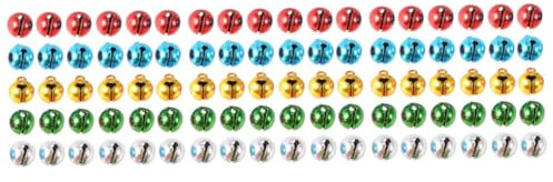 ABOOFAN 3 Sets Bastelglocken Weihnachts-miniglocken Mit Öse Dekorative Ornamente Für Baum Zuhause Und Verpackung 150 Stück * 3