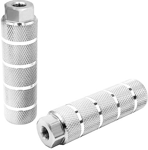 AGONEIR 1 Paar 3/8 Zoll Aluminium-Legierung Fahrrad-Pegs 26 Zähne für BMX Mountain Pegs Fahrrad Pegs