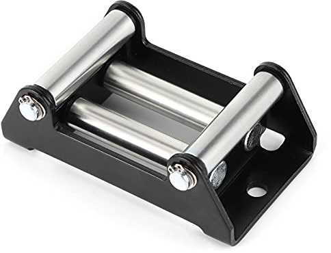 Ejoyous Winch Roller Fairlead, Wih Roller Fairlead Heavy Duty 110Mm/4.3 Inch Hole Diameter Winch Cable Replacement, Wih Roller Fairlead For Atv Utv, Fairlead Roller For Fairlead Side Winch Roller