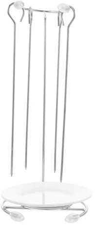 Alipis Parrilla Para Kebab Soporte Para Brochetas De Parrilla De Acero Suministro Para Barbacoa Con Brochetas Para Cocinar