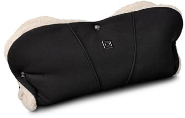 Moon Handmuff Premium & Windel Blaubaer | Passend für Kinderwagen & Buggy | Wasser- und windabweisender Handwärmer mit kuscheligem Innenfutter, | Handschuhe Ideal für kalte Tage | Einfach anzubringen