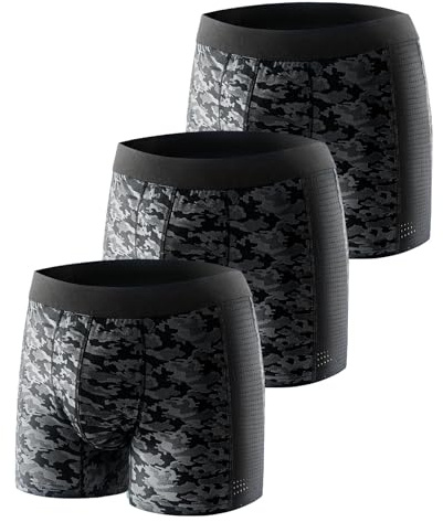 Carer 3er-Pack Herren Inkontinenz-Boxershorts, Inkontinenz Pants Männer | mit seitlichen Belüftungszonen und 80 ml Saugfähigkeit, Waschbar und wiederverwendbar für leichte Blasenschwäche