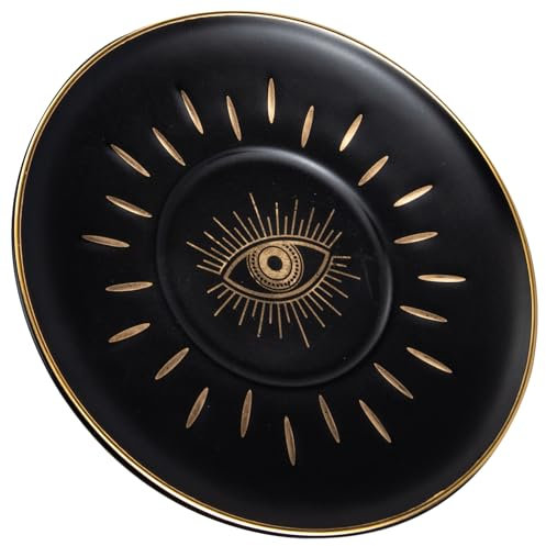 PRETYZOOM Exquisito Plato De Postre Con Forma De Ojo Turco Ideal Para Condimentar El Desayuno Y Complementar Diversas Cocinas.