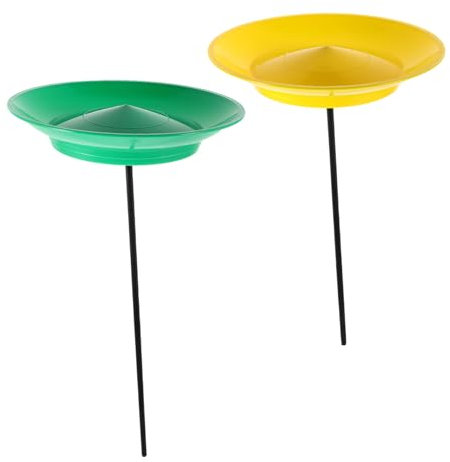 Garneck 2 Jonglierteller Satz Mit Stäben Für Anfänger Und Zirkus Robustes Geschicklichkeitsspielzeug Für Kinder Und Bühnenvorführungen