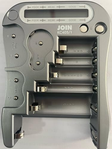 Tester universale per pile e batterie, con display LCD, versione MW333/LX5900, con tester per pile a bottone