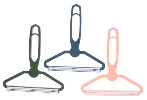 Quitapelusas Manual de 6 Piezas, Portátil, para Pantalones y Suéteres | Pp y Pet, Remueve Pelusas y Borra, Uso en Viajes y Negocios, Kit Reutilizable para Telas Variadas