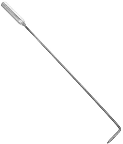 Levemolo Feuerstelle Schürhaken aus Hitzebeständigem Eisen mit Rutschfestem Griff Robustes Kaminwerkzeug für Holzofen Multifunktionaler Feuerhaken für Indoor-Kamine Outdoor-Camping und