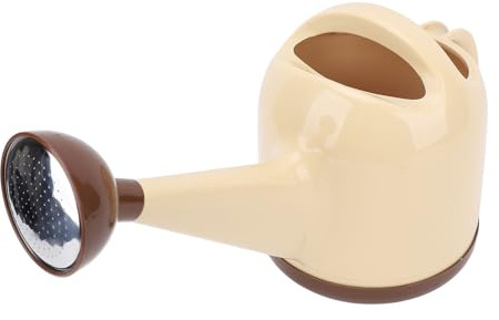 Fdit Annaffiatoio Versatile per Piante da Interno, 4 Litri, Grande capacità, Irrigazione Senza Sforzo, Design Elegante, per Uso Interno Ed Esterno (giallo latte)