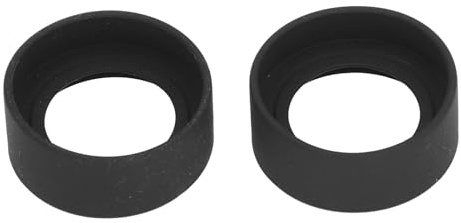 YUEHISY 2 Stück Mikroskop-Okular-Augenmuschel, 41 Mm Durchmesser, Flacher Winkel, Gummi-Augenschutz, für 37,5 Bis 39 Mm Stereomikroskope