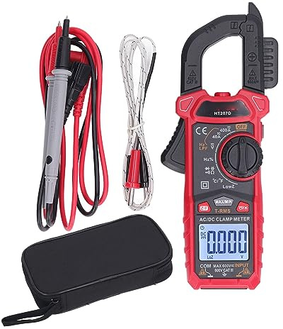 Pince ampèremétrique numérique multimètre professionnel True RMS 400A AC DC courant 600V résistance à la tension capacité température testeur de diode pour électriciens ingénieurs