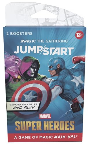 Magic: The Gathering | Marvel Super Heroes Jumpstart-Booster-Doppelpack | Kartenspiel für 2 Personen (Englische Version)
