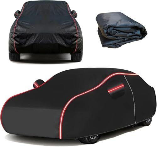 Car Cover Waterproof All Weather for Lexus LC500,Car Cover Outdoor Waterproof+Dustproof,Heat Resistant&Leaf Proof with Reflective Strips and Right Zip Access oz0126