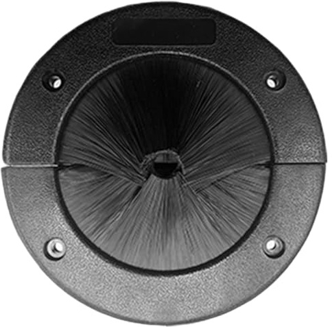 Wire Hole Cover, Raised Floor Cable Seal Brush Wire Grommet 5.7inch Large Round Brush Grommet for Home Data Center Wall Floor Cable Management