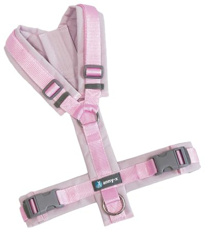 Anny-X Brustgeschirr Fun Zuckerwatte | Hundegeschirr Größe S (Brustumfang 52-64 cm)