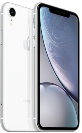 Apple iPhone XR, US Version, 64GB, White - Unlocked (Renewed)
