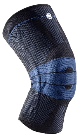 BAUERFEIND Kniebandage GenuTrain Unisex mit Silikonrand zur Entlastung Stabilisierung und Aktivierung nach Verletzung Operation oder bei chronischen wie Gonarthrose (Gelenkverschleiß) oder Arthritis