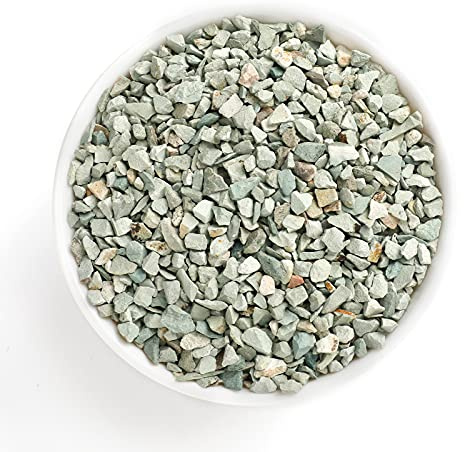 Boniosz 2lb Succulents and Cactus Green Zeolite, Décor & Additive Rocks, Natural Decorative Gravel for Bonsai, Fairy Gardening, DIY Projects, Vases Fillers, Terrarium