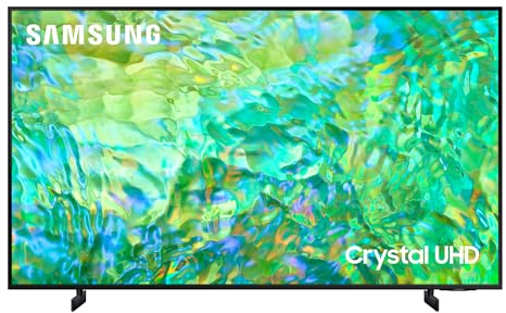 SAMSUNG TV Crystal UHD 2023 55CU8000 - Smart TV de 55, Procesador Crystal UHD, Q-Symphony, Gaming Hub, Diseño AirSlim y Contrast Enhancer con HDR10+