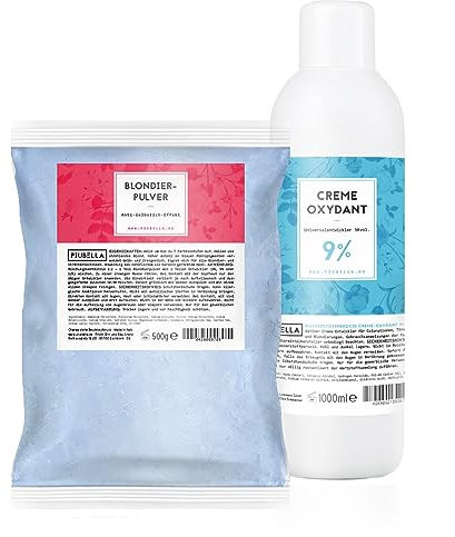 Piubella Blondierung 500g + Oxydant 9% 1000ml