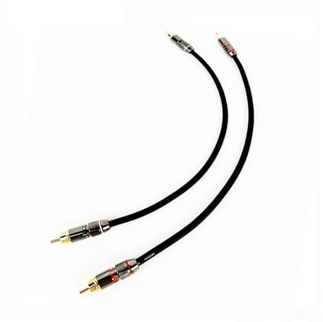 Wnmzxc 0.3M-20M paire de câbles Audio RCA 2 câbles d'interconnexion RCA à 2 RCA stéréo mâle à mâle for amplificateur DAC TV Audio de voiture (Color : N1001-N1001-BR-MM, Size : 20m)