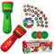 MORAINJAY 2 Pack Christmas Flashlight Projector, Slide Projector for Kids, 24 Patterns Kids Torch, Story Light Torch for 3+ Boys & Girls Gifts, Christmas Stocking Fillers