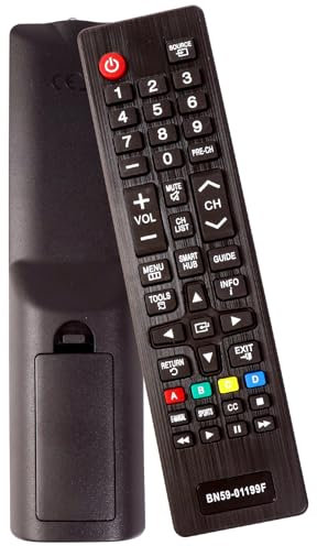 YOURKAY 1pc Telecomando Samsung Sostituzione, BN59-01199F Telecomando Samsung Smart TV, Telecomando Universale per Televisori Intelligenti Sam-sung LCD LED HDTV 3D