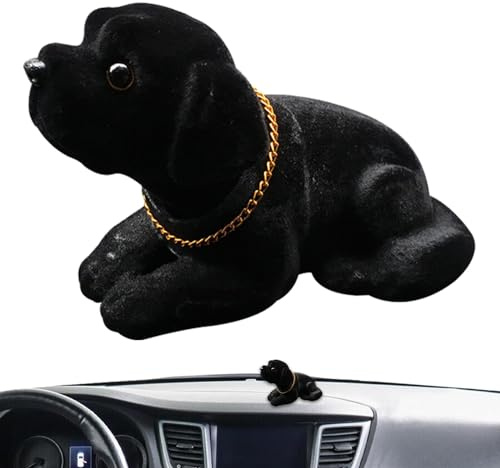 Hunde-Armaturenbrett-Ornament, Hunde-Auto-Armaturenbrett-Dekoration - Wackelkopf-Hundedekoration | Sammlerfigur, Labrador-Spielzeug mit Wackelkopf aus Kunstharz, niedliche Welpenfigur für Fahrzeug, Sc