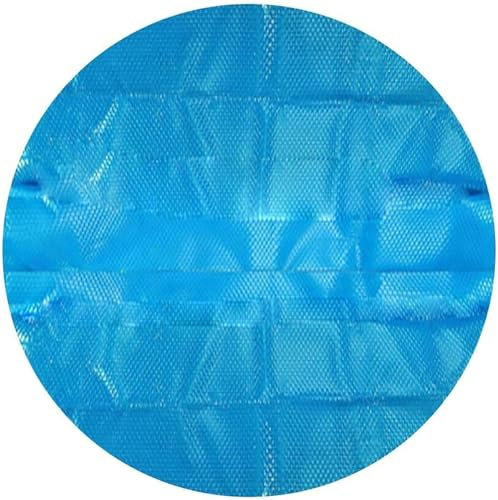 Solar Blanket for Swimming Pool, Solar Pool Hot Tub Spa Pool Thermal Blankets Covers for Hot Tubs Inground Pools Insulating Solar Heating, Blue,15FT
