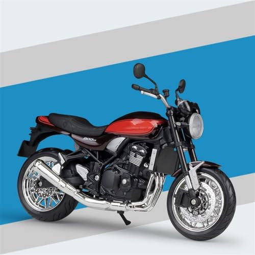 MPODYTSF Maßstabgetreues Modell 1:12 Für Kawasaki Z900 RS Motorrad Metall Modell Sammlung Simulation Druckguss Geschenke(Rosso)