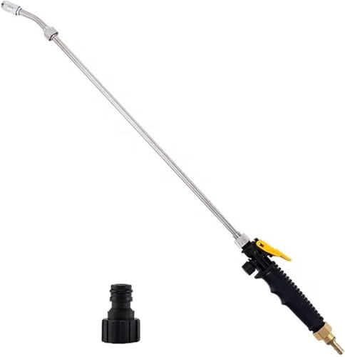 Daaxing Sprayer Wand,Adjustable Stainless Steel Replacement Garden Sprayer Wand with Shut Off Valve,29In Adjustable Sprayer Match 3/8'' Hose (1PCS)