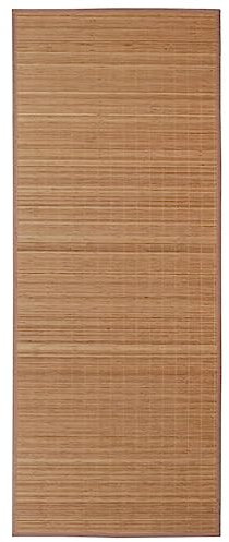 Eleganz Bambus Teppich 120x180 cm - Natürlich & Langlebig mit Polypropylen Rand - Perfekt für Wohnzimmer & Schlafzimmer - Umweltfreundliche Wahl