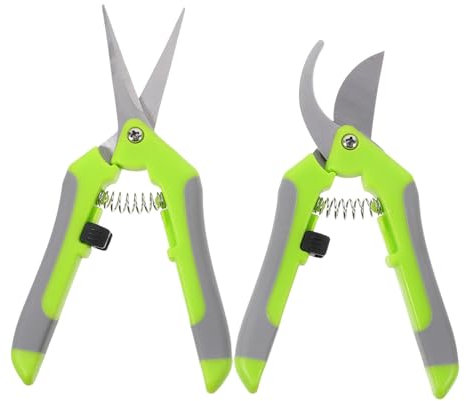 NUOBESTY 2piezas Tijeras De Podar Herramientas De Jardinería Para Flores y Plantas