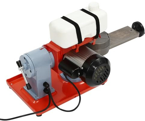 Affûteuse de lame de scie électrique 370 W 2850 tr/min 72 x 40 x 42 cm - Affûteuse électrique avec roue - Pistolet à eau - Lame de scie circulaire - Moulin à eau