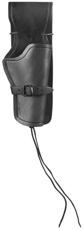 MiOYOOW Étui de Revolver en Cuir, Housse d'arme de Poing Tactique, Fourreau pour Revolver Holster Médiéval Rétro en Cuir PU avec Boucle et Sangle Réglables pour La Chasse en Plein Air et Le Cosplay