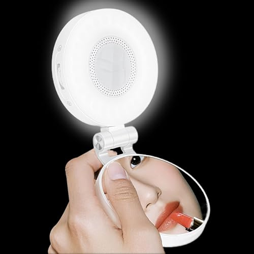 Selfie Light for Phone - Clip on Magnetic Phone Ring Light - Rechargeable 3 Modes Gadgets for Photography Vlog Recording Makeup Camera Live Streaming Travel Video Conference