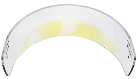 Gogogmee Visiera Protettiva Trasparente per Casco da Hockey su Ghiaccio, Antiappannamento e Antigraffio Montaggio Hardware, Protezione Ventilata per Viso Junior e Senior