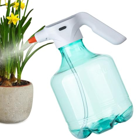 Nebulizzatore Elettrico - Flacone Spray Da 3 Litri, Spruzzatore Per Pulizia Trasparente, Spruzzatori Per Acqua Ricaricabili Tramite USB | Dispositivo Multifunzionale Per Cicatrici Da Giardinaggio, Lav