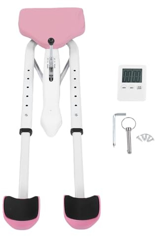 Oreilet Splitmaskin för Bensträckning, Bensträckare Splitmaskin, 0 Till 180° Expansionsflexibilitet Stretchutrustning för Hemmabalett Yoga Dansgymnastik (Rosa)