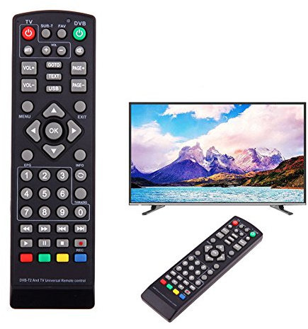 Télécommande universelle de remplacement pour TV DVB-T2